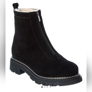 La CANADIENNE Deon Black Suede Bootie